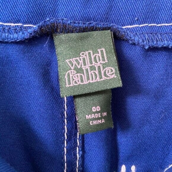 WILD FABLE Women's Belted Contrast Stitch‎ Utility Skirt - Picture 6 of 9